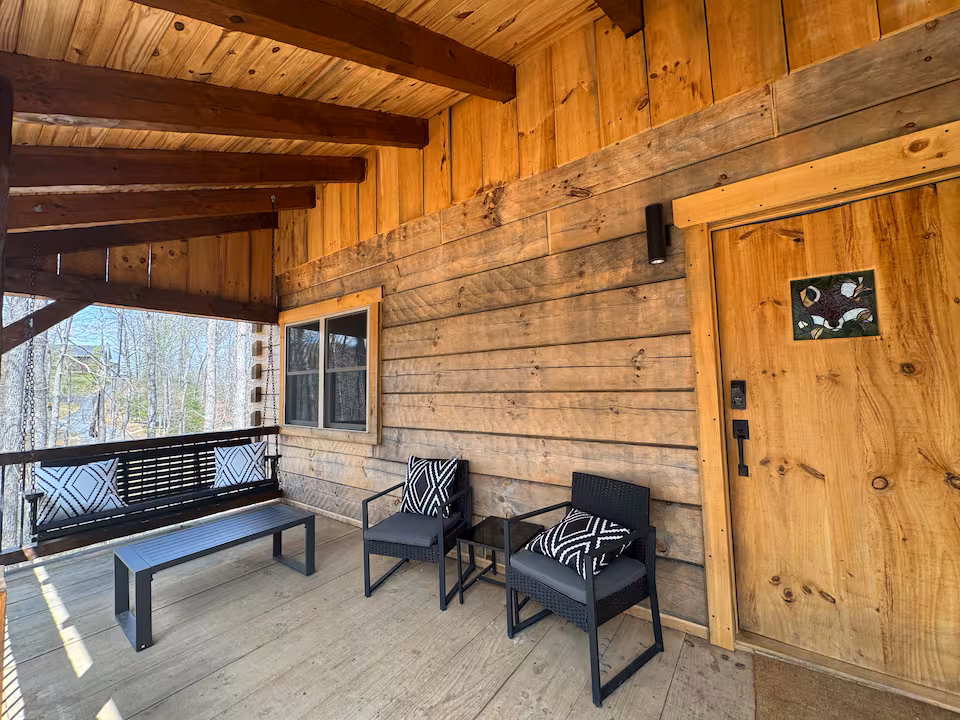 Front patio seating